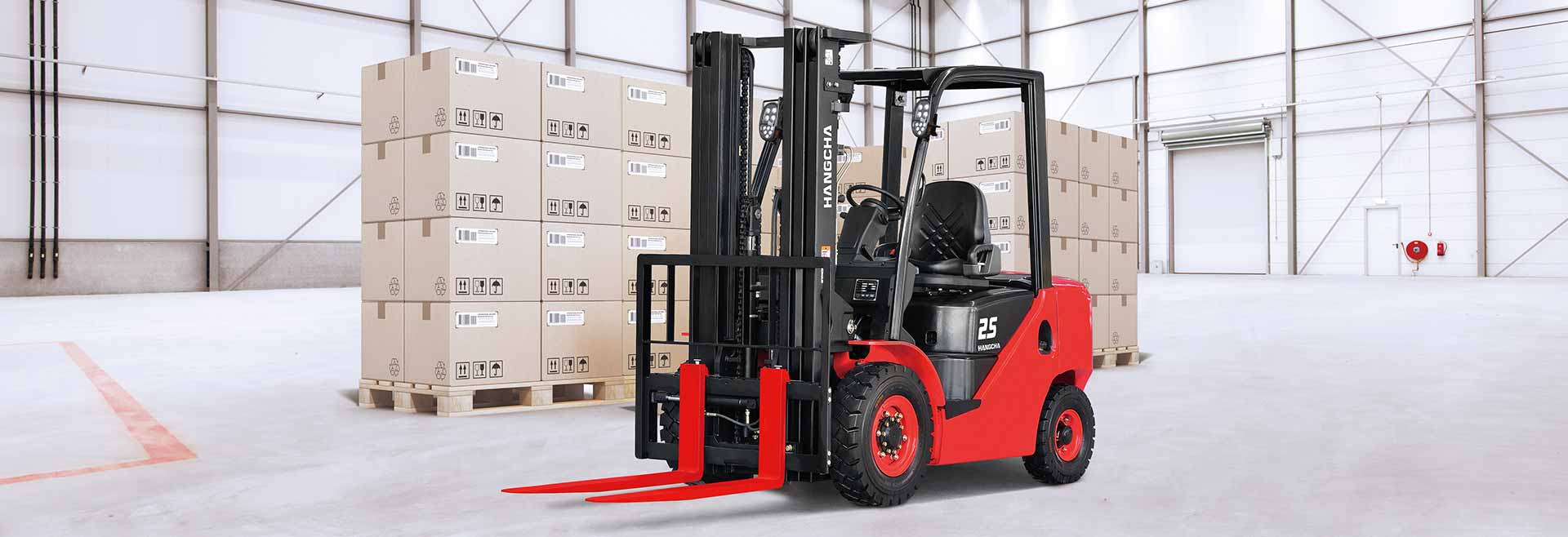 Hangcha diesel forklift available for long-term hire in Geelong